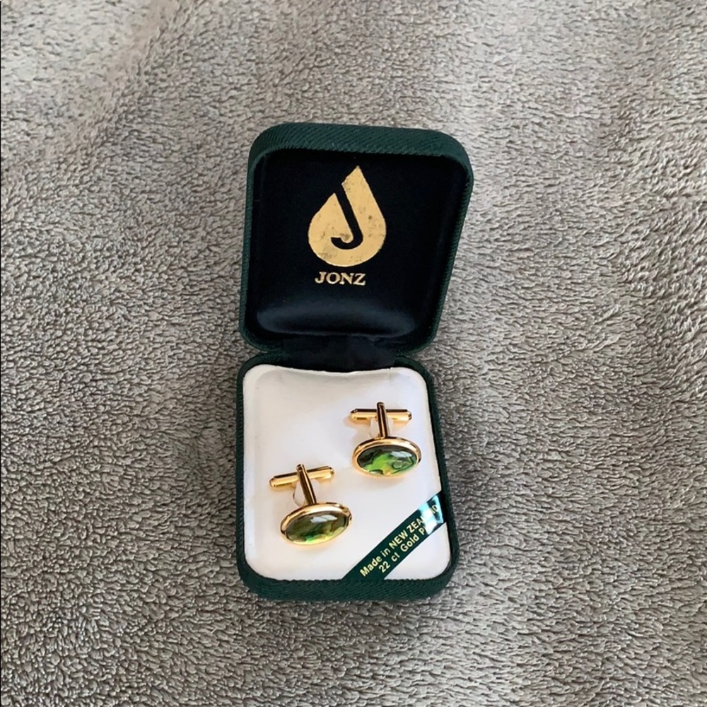 Gold Plated Cuff Links